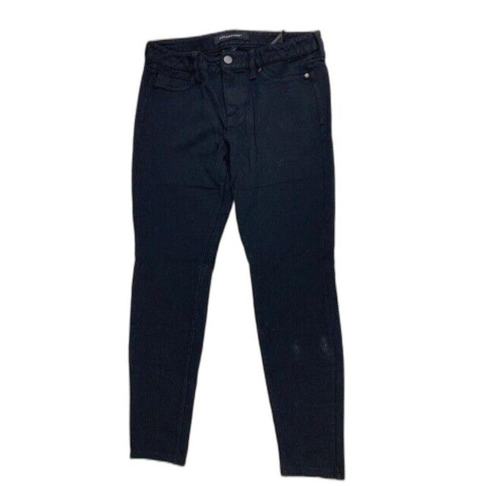 Liverpool Size 4 27 Womens Jegging Jeans Black Mid Rise Stretch